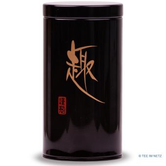 Japanische Teedose, schwarz 