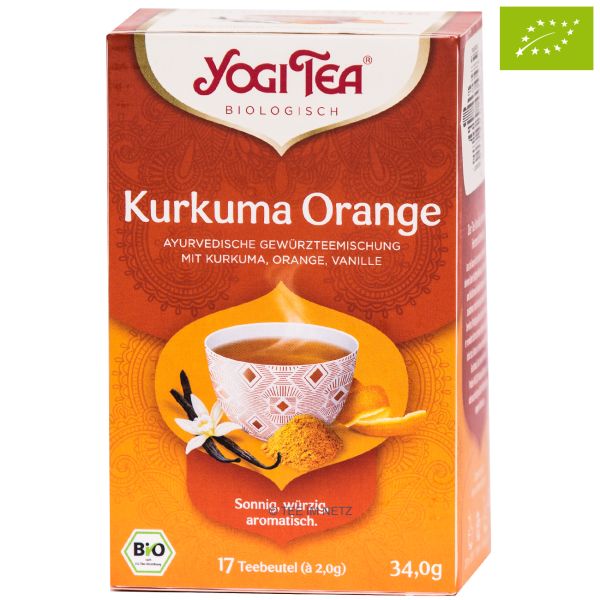 Artikelbild 1 des Artikels “YOGI TEA® Kurkuma Orange / BIO 17 x 2.0 g“