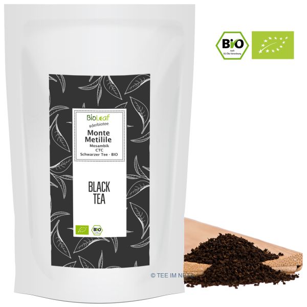 Artikelbild 1 des Artikels “BioLeaf Schwarzer Tee Monte Metilile CTC Mosambik - BIO 1000 Gramm“
