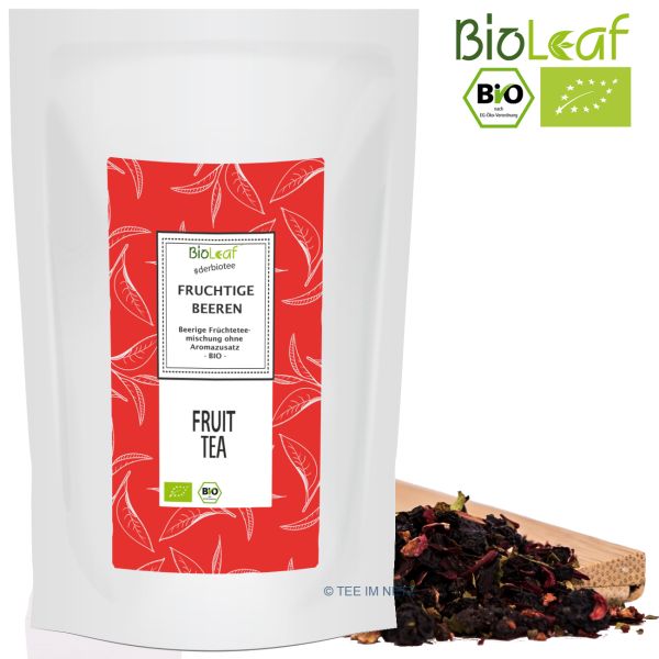 Artikelbild 1 des Artikels “BioLeaf Früchtetee Fruchtige Beeren (ohne Aromazusatz) -BIO 250 Gramm“