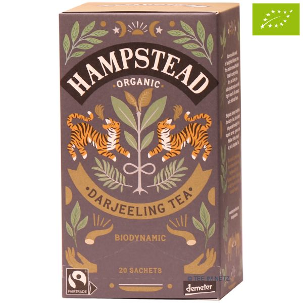 Artikelbild 1 des Artikels “Hampstead Tee Schwarzer Tee Darjeeling* im Teebeutel - BIO 20 x 2.0 g“