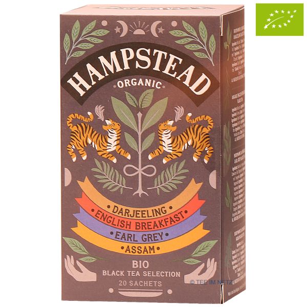 Artikelbild 1 des Artikels “Hampstead Tee Organic Black Tea Selection im Teebeutel - BIO 20 x 2.0 g“