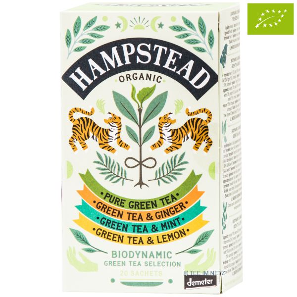 Artikelbild 1 des Artikels “Hampstead Tee Organic Green Tea Selection im Teebeutel - BIO 20 x 1.5 g“