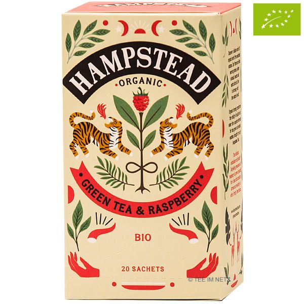 Artikelbild 1 des Artikels “Hampstead Tee Green Tea & Raspberry im Teebeutel - BIO 20 x 1.5 g“