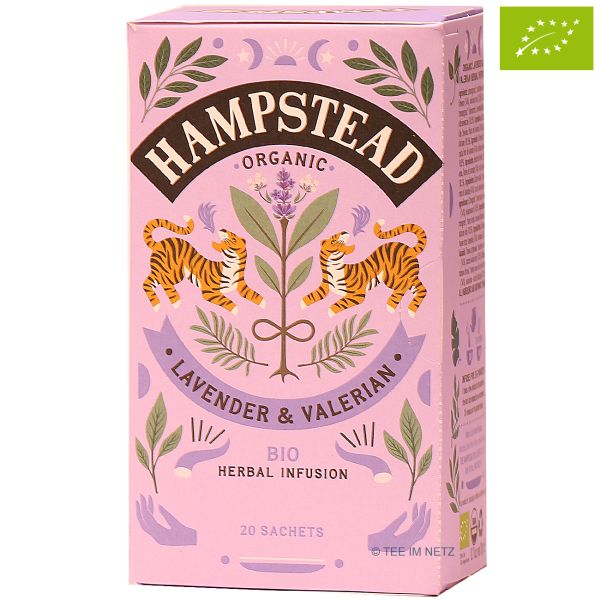 Artikelbild 1 des Artikels “Hampstead Tee Lavender & Valerian (Lavendel-Baldrian)- BIO 20 x 1 g“