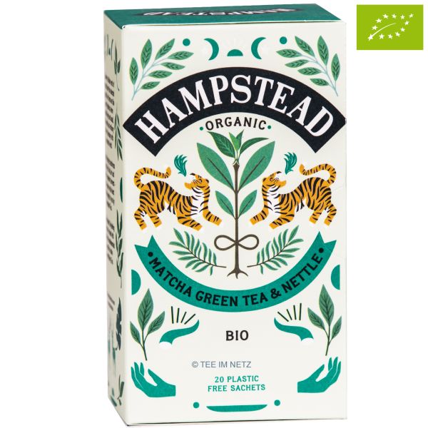 Artikelbild 1 des Artikels “Hampstead Tee Matcha Green Tea & Nettle im Teebeutel - BIO 20 x 2.0 g“