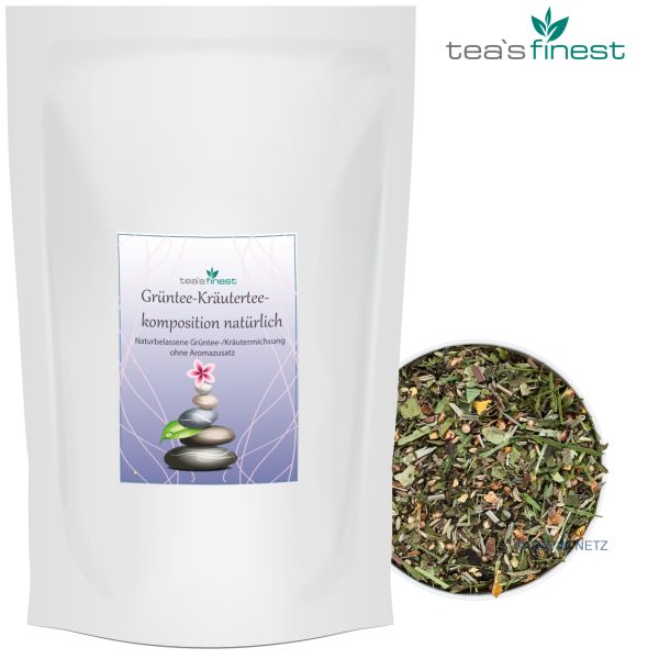 Artikelbild 1 des Artikels “tea`s finest Grüntee-Kräuterteekomposition natürlich 1000 Gramm“