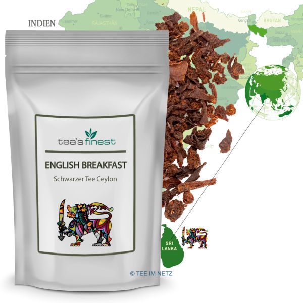 Artikelbild 1 des Artikels “tea`s finest Schwarzer Tee Ceylon English Breakfast Tea 1000 Gramm“