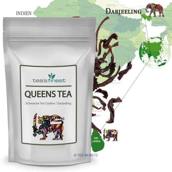 Artikelbild 1 des Artikels “tea`s finest Queens Tea (Ceylon-/Darjeeling*Blatt) “