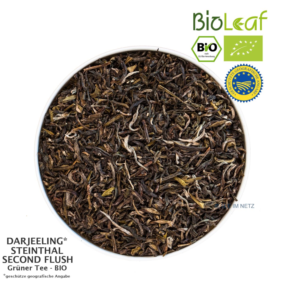 Artikelbild 2 des Artikels “BioLeaf Grüner Tee Darjeeling* Steinthal SFTGFOP1 - BIO 1000 Gramm“