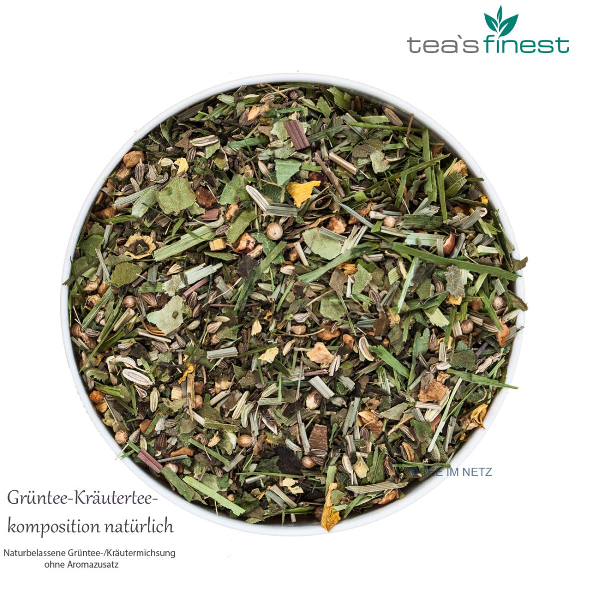 Artikelbild 2 des Artikels “tea`s finest Grüntee-Kräuterteekomposition natürlich 1000 Gramm“