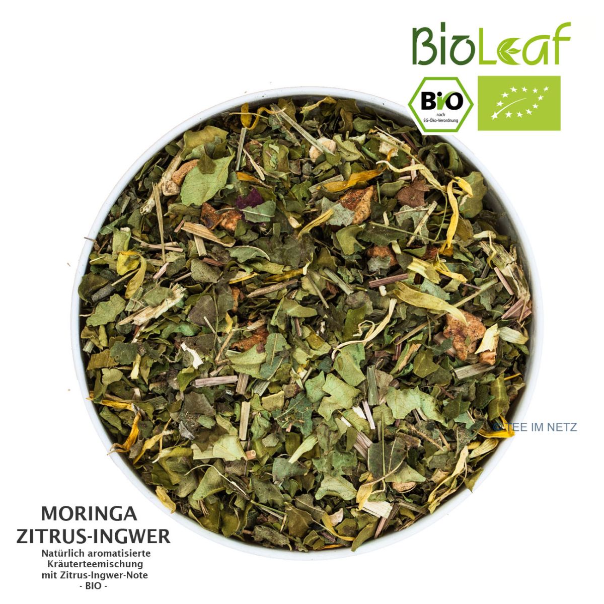 Artikelbild 2 des Artikels “BioLeaf Moringa Zitrone-Ingwer -  BIO 1000 Gramm“