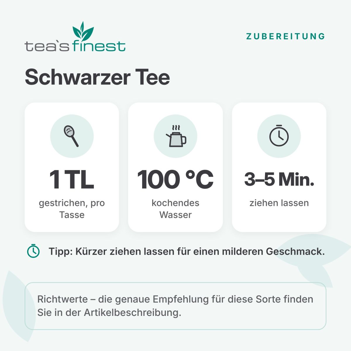 Artikelbild 2 des Artikels “tea`s finest Schwarzer Tee Irish Breakfast Tea 500 Gramm“