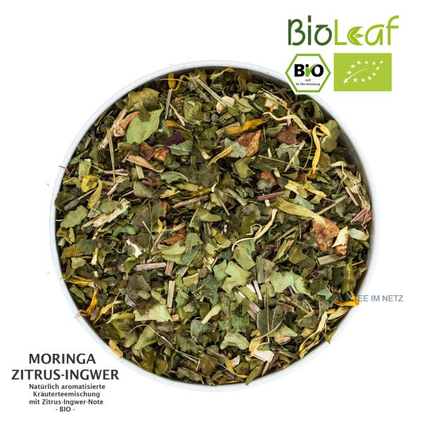 Artikelbild 2 des Artikels “BioLeaf Moringa Zitrone-Ingwer -  BIO 1000 Gramm“