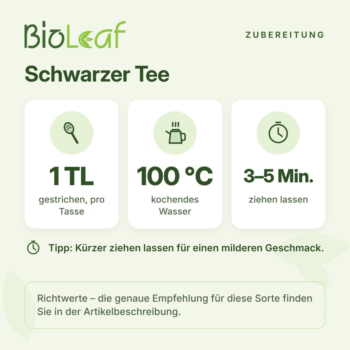 Artikelbild 3 des Artikels “BioLeaf Schwarzer Tee Earl Grey natürlich - BIO 500 Gramm“