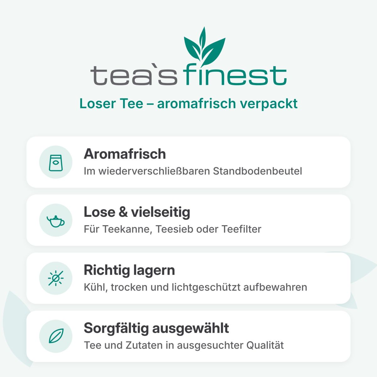 Artikelbild 4 des Artikels “tea`s finest Ceylon BOP Bombagalla UVA Highland 250 Gramm“